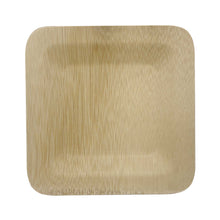 Load image into Gallery viewer, 7" Square Bamboo Plates - (200 count/case)