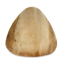Load image into Gallery viewer, Tree Choice 9&quot; Triangle Palm Leaf Plates (100 count)