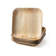 Load image into Gallery viewer, Tree Choice 7&quot; Square Palm Leaf Plates (100 count)