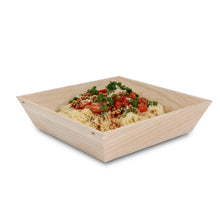 Load image into Gallery viewer, Tree Choice 12&quot; Square 3&quot; Depth Trapezoid Heavy Duty Tray/Charcuterie Board (10 count/case)