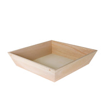 Load image into Gallery viewer, Tree Choice 12&quot; Square 3&quot; Depth Trapezoid Heavy Duty Tray/Charcuterie Board (10 count/case)