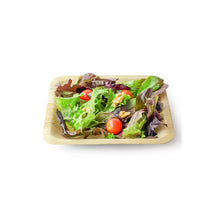 Load image into Gallery viewer, TreeChoice 8&quot; Square Bamboo Plates - (50 packs of 8 - 400 count/case)