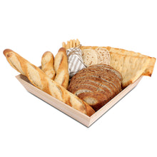 Load image into Gallery viewer, Tree Choice 16&quot; Square 3&quot; Depth Trapezoid Heavy Duty Tray/Charcuterie Board (10 count/case)