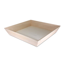 Load image into Gallery viewer, Tree Choice 16&quot; Square 3&quot; Depth Trapezoid Heavy Duty Tray/Charcuterie Board (10 count/case)