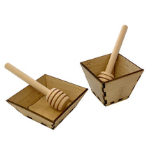 Load image into Gallery viewer, Tree Choice 3&quot; Wood Honey Dip Stick (500 count)