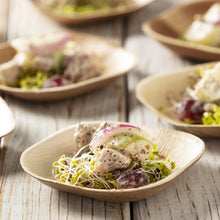 Load image into Gallery viewer, Tree Choice 4&quot; Square Palm Leaf Plates (400 count)