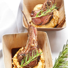 Load image into Gallery viewer, Tree Choice 4.5&quot; Square Deep Palm Leaf Bowls 8 oz. (100 count)