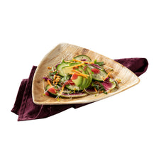 Load image into Gallery viewer, 9&quot; Triangle Palm Leaf Plate