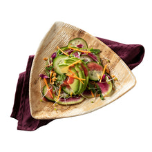 Load image into Gallery viewer, Large Triangle Palm Leaf Plates Dinner