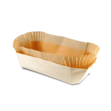 Load image into Gallery viewer, Tree Choice 9.3&quot; x 6&quot; x 1.5&quot; Baking Mould with Baking Liner  (100 count/case)