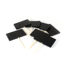 Load image into Gallery viewer, Tree Choice Bamboo Black Name Board Pick (1200 count/case)