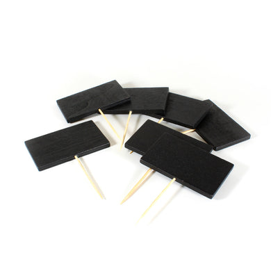 Tree Choice Bamboo Black Name Board Pick (1200 count/case)