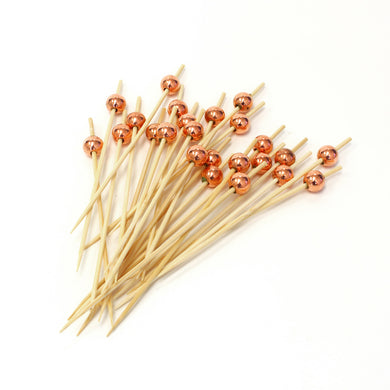 Tree Choice Bamboo Bronze Brown Bead PickPick (1200 count/case)