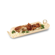 Load image into Gallery viewer, Tree Choice 8.4&quot; x 3.7&quot; Oblong Poplar Wood Tray  (200 count/case)