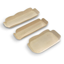 Load image into Gallery viewer, Tree Choice 8.4&quot; x 3.7&quot; Oblong Poplar Wood Tray  (200 count/case)