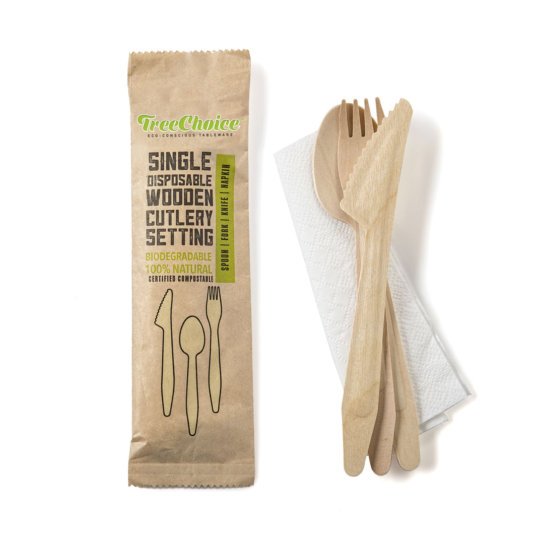TreeChoice Cutlery and Napkin (200 count)