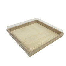 Load image into Gallery viewer, Tree Choice 10.6&quot; x 10.6&quot; x 1&quot; Wooden Square Charcuterie Tray (24 count/case)
