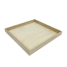 Load image into Gallery viewer, Tree Choice 10.6&quot; x 10.6&quot; x 1&quot; Wooden Square Charcuterie Tray (24 count/case)