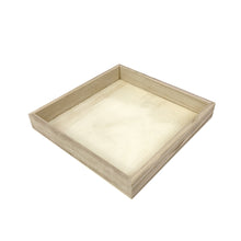 Load image into Gallery viewer, Tree Choice 7&quot; x 7&quot; x 1&quot; Wooden Rectangular Heavy Duty Charcuterie Tray (24 count/case)