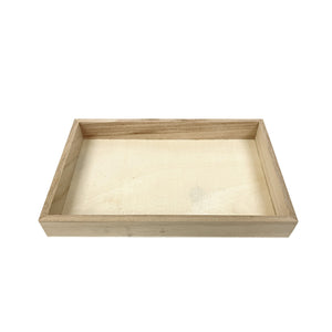 Tree Choice 8" x 6" x 1" Wooden Rectangular Heavy Duty Charcuterie Tray (24 count/case)