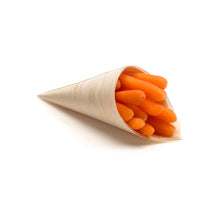 Load image into Gallery viewer, Ultra-lightweight and stylish wooden pine cones is ideal for presenting finger foods, french fries, fruits, and many more.