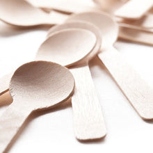 Load image into Gallery viewer, Tree Choice Classic 4&quot; Compostable Wooden Demi Tasting Spoons (400 count)
